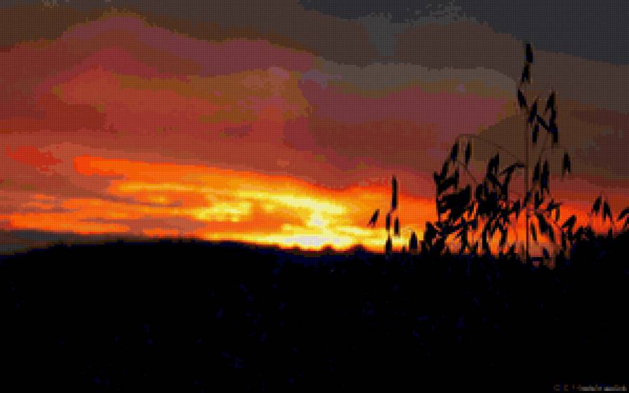 Закат - пейзаж, природа, закат - предпросмотр