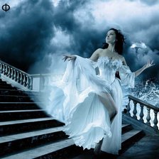 Схема вышивки «девушка-мечта»