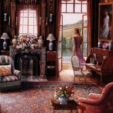 Схема вышивки «Ожидание»