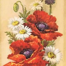 Схема вышивки «Цветочный декор»