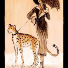 Схема вышивки «Ретро-гламур»