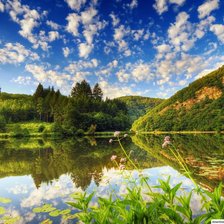 Схема вышивки «Пейзаж»