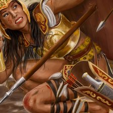 Схема вышивки «Девушка»