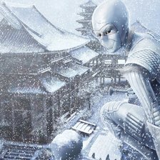 Схема вышивки «Девушка»