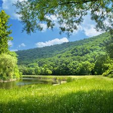 Схема вышивки «Пейзаж»