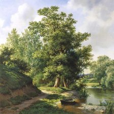 Схема вышивки «Пейзаж»