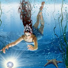 Схема вышивки «Девушка»