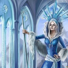 Схема вышивки «Девушка»