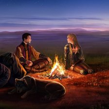 Схема вышивки «природа»