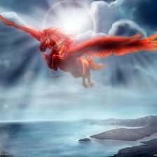 Схема вышивки «конь»