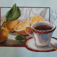 Схема вышивки «чашка кофе»