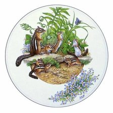 Схема вышивки «бурундучки»