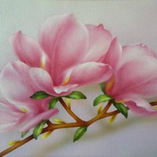 Схема вышивки «цветущая ветка 2»