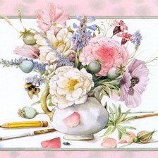 Схема вышивки «натюрморт»
