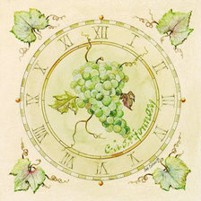 Схема вышивки «часы»