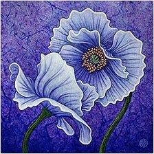 Схема вышивки «мак»