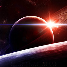 Схема вышивки «Космос»