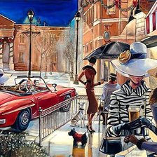 Схема вышивки «Городской романс»