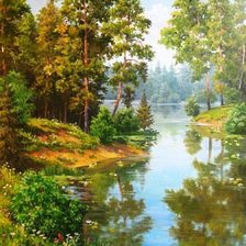 Схема вышивки «Красота природы»