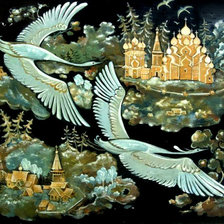 Схема вышивки «стародавние времена»