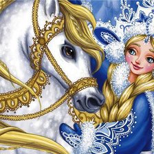 Схема вышивки «Кружево зимы»