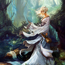 Схема вышивки «в лесу»