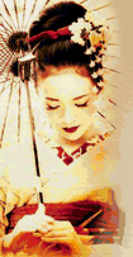 Гейша - гейша, восток, япония - предпросмотр