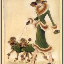 Схема вышивки «Ретро-гламур»