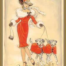 Схема вышивки «Ретро-гламур»