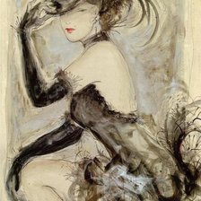 Схема вышивки «Ретро-гламур»