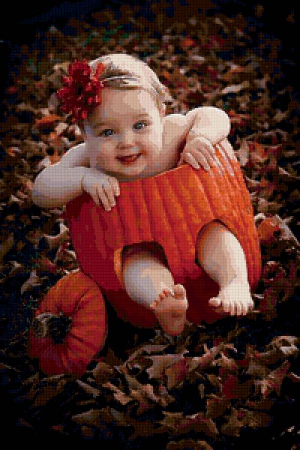 №115650 - осень, картина, дети - предпросмотр