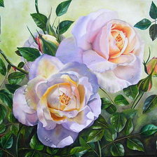 Схема вышивки «Розы»