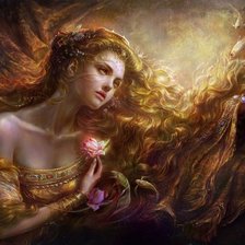 Схема вышивки «Красота женщины»