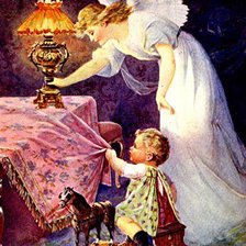 Схема вышивки «Ангел-хранитель»