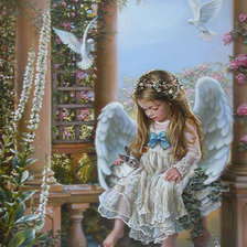 Схема вышивки «Ангелочек»