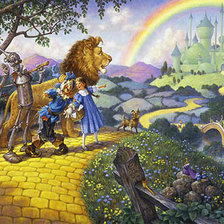 Схема вышивки «Волшебник Изумрудного города»