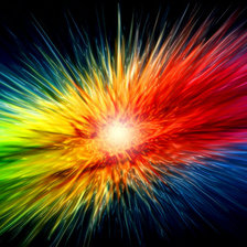 Схема вышивки «Взрыв»