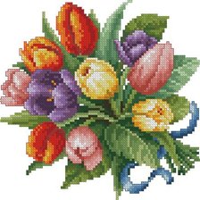 Схема вышивки «букет»