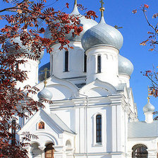 Схема вышивки «Церковь»