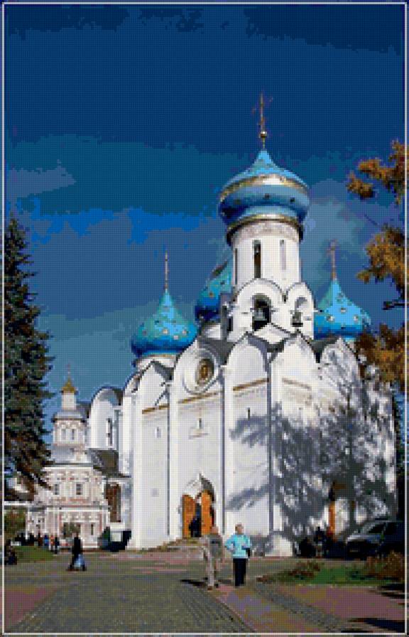 Храм - осень, церковь, рябина, храм, природа, пейзаж - предпросмотр