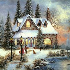 Схема вышивки «рождество»