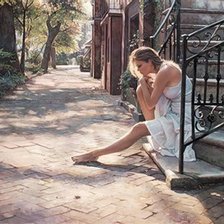 Схема вышивки «Ранним утром»