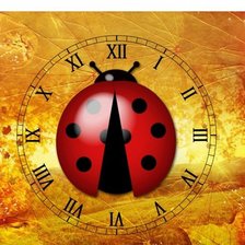 Схема вышивки «божья коровка»