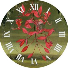 Схема вышивки «часы»