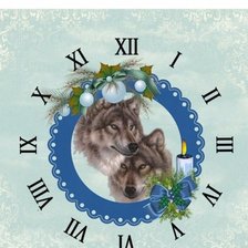 Схема вышивки «часы»