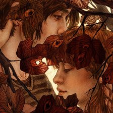 Схема вышивки «Дети осени»