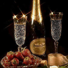 Схема вышивки «ШАМПАНСКОЕ»