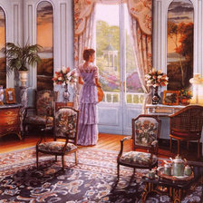 Схема вышивки «ожидание»