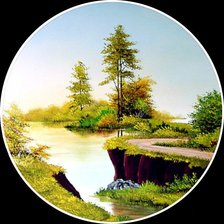 Схема вышивки «Пейзаж»