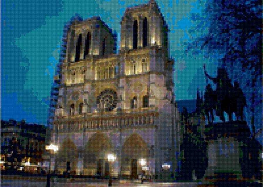 Собор Парижской богоматери - франция, париж - предпросмотр